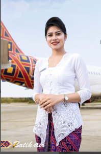 seragam pramugari batik air