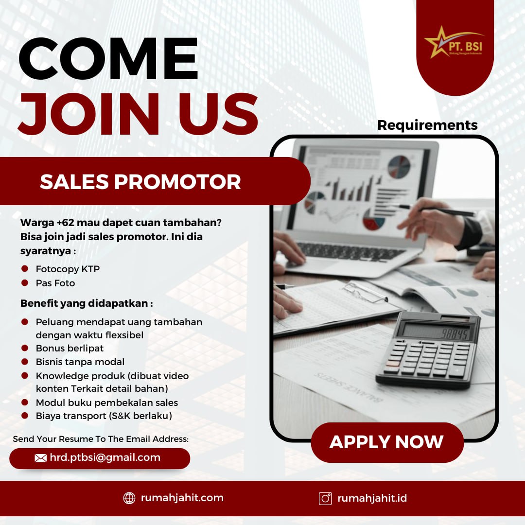 lowongan sales promotor