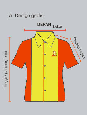 Design Kemeja Indosat Mentari