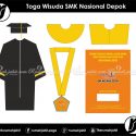 Toga Wisuda SMK Nasional Depok