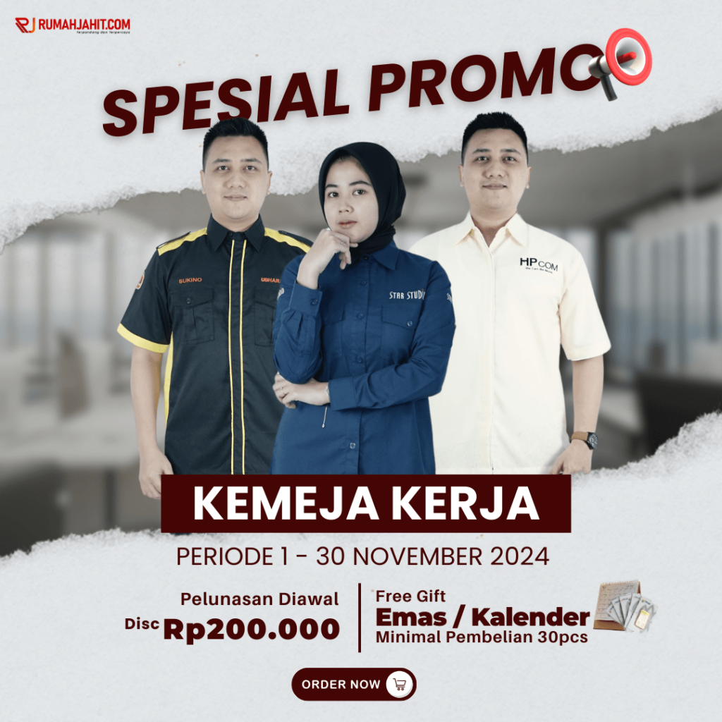 Promo kemeja kerja november 2024