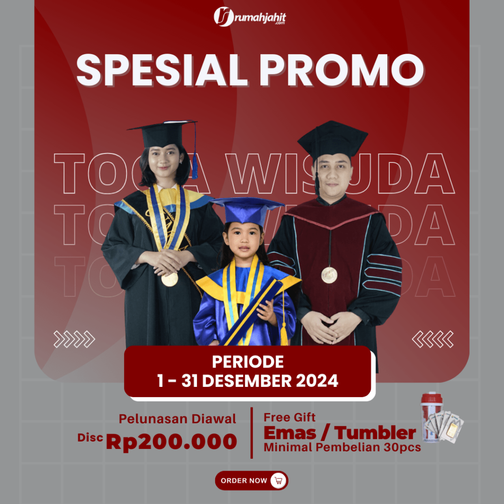 PROMO DESEMBER TOGA WISUDA