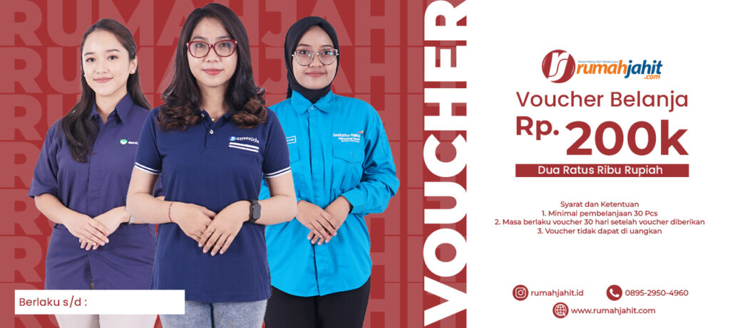 Voucher Seragam Kerja - RumahJahit