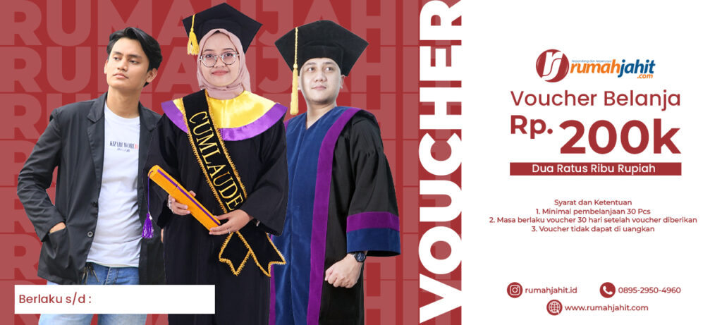 Voucher Toga Wisuda