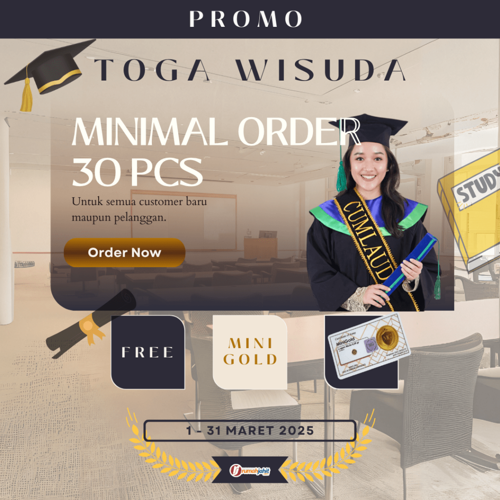 promo toga wisuda maret 2025