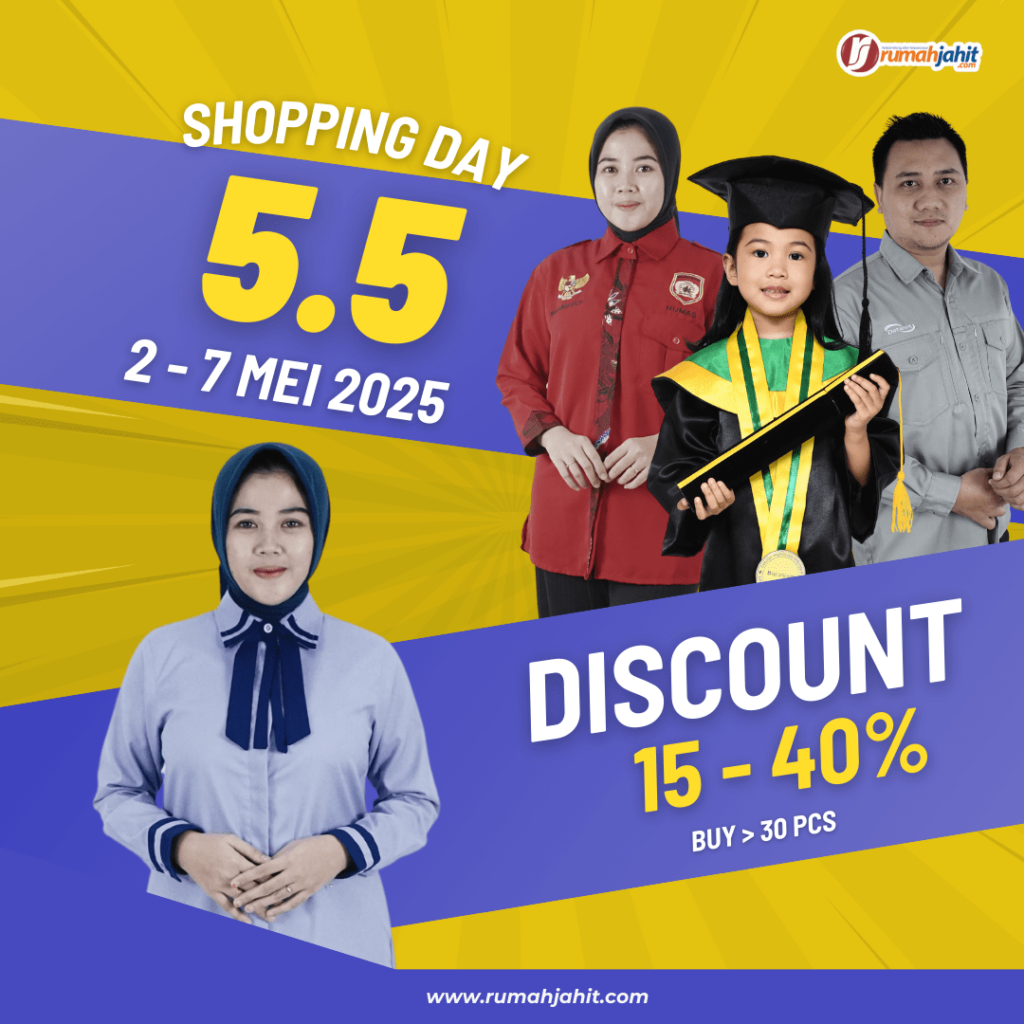 promo seragam kerja dan toga