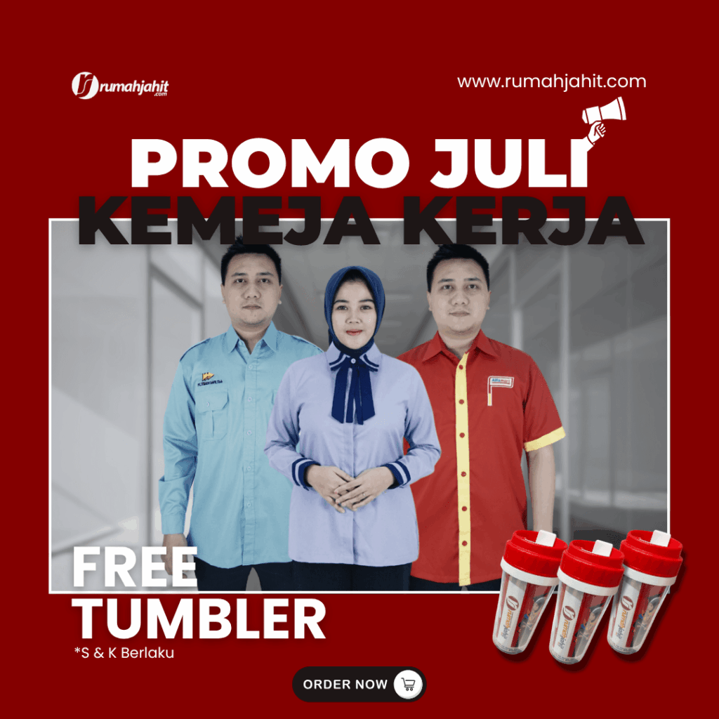 PROMO KEMEJA KERJA CUSTOM